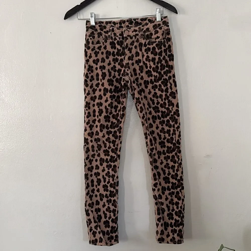 GAP Kids Leopard print pants EUC